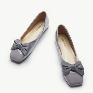 C. Paravano Patent/Print Bow Ballerina Flats (Eva) Size 41 /11 $128.00